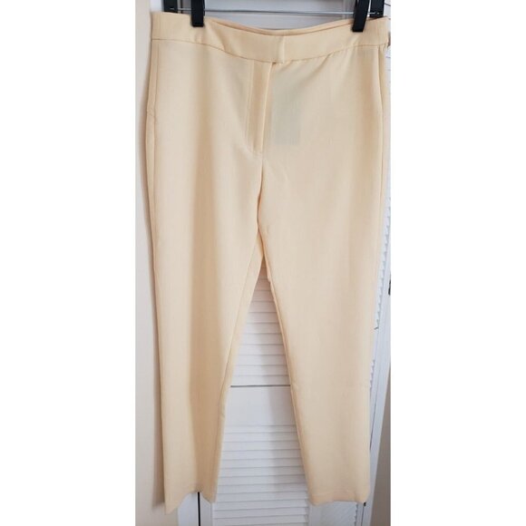 NWT MARSCIANO BY GUESS KELLY SKINNY YELLOW DUST PANT SIZE 6 - Picture 5 of 10